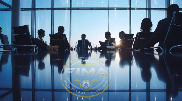 ai generated a group of professionals sitting around a conference table discussing their long term vision and setting smart goals free photo